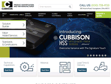 Tablet Screenshot of cubbison.com